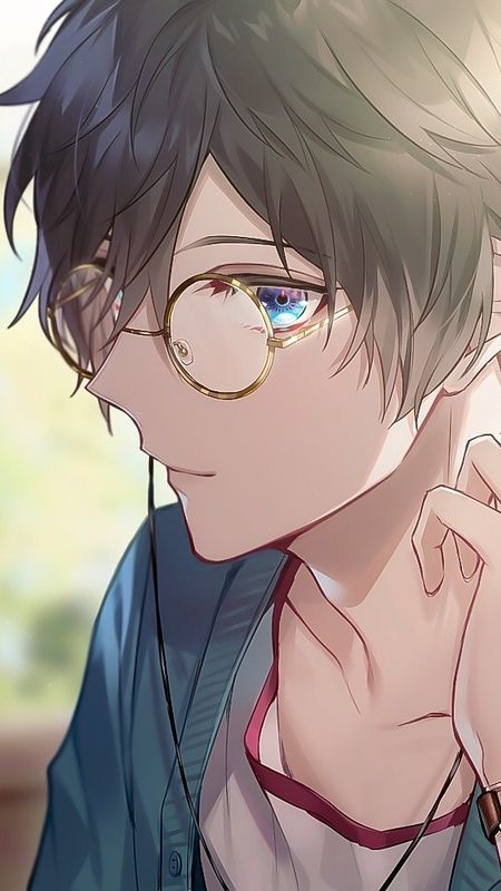 Anime Cute Boy - Beautiful Glasses