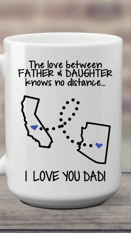 Mother Son Coffee Mug, Long Distance, A Love Between a Mother and