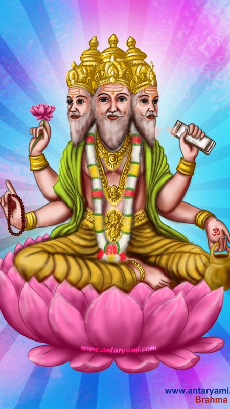 Brahman Lord Braham Art Wallpaper Download | MobCup