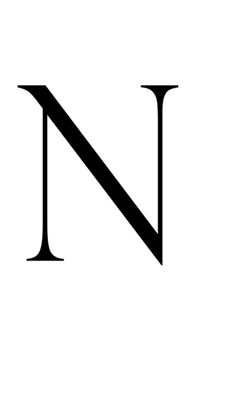 N Letter | N Single Letter | N Logo | Simple N Letter Wallpaper Download |  MobCup