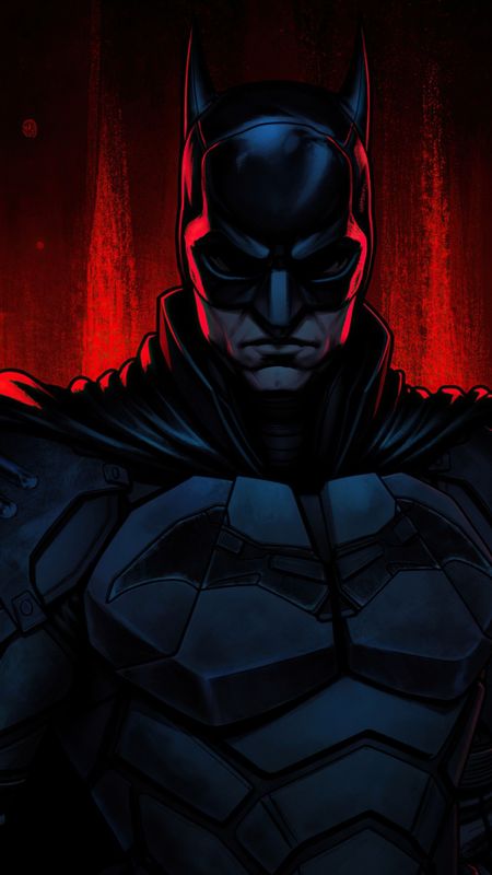 The Batman Posters 2022 - Red Background Wallpaper Download | MobCup