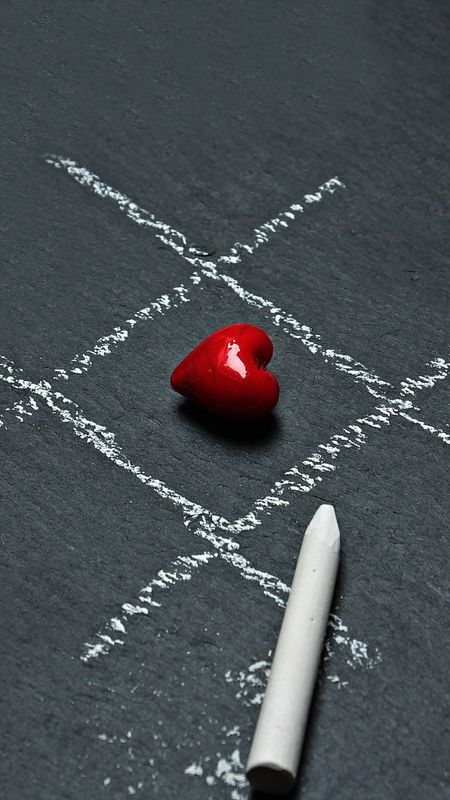 Love Hd - Tic Tac Toe - Heart Wallpaper Download | MobCup