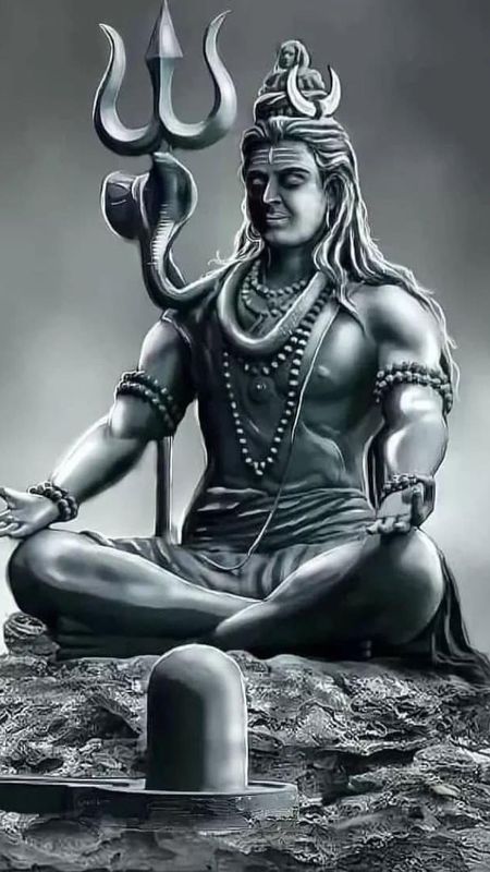Sivan Photos Hd - Black And White - Lord Shiva Wallpaper Download | MobCup