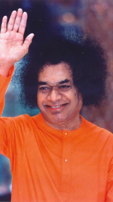 Sathya Sai Baba | Orange | Cloth Wallpaper Download | MobCup