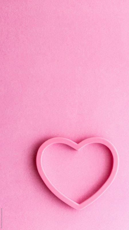Pink Heart | Love | Pink | Colour Wallpaper Download | MobCup
