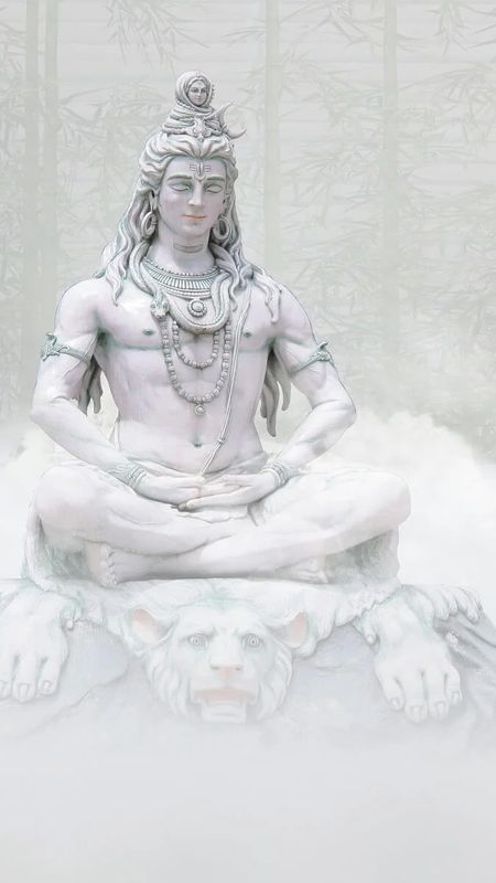 Shiva Photos - Lord Shankar - White Smoke Background Wallpaper Download |  MobCup