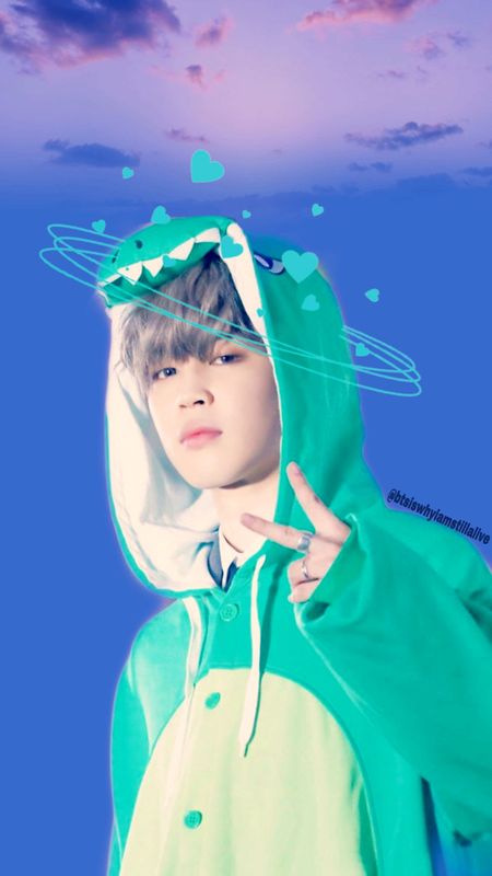 Bts Jimin Photo - Green Hoodie Wallpaper Download | MobCup