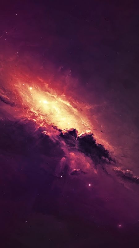 Red Blue Space Nebula Glow Black Sky 4K HD Galaxy Wallpapers | HD Wallpapers  | ID #89159