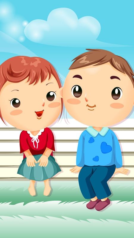 Couple Cartoon - Cute - Cartoon Wallpaper Download | MobCup Couple Cartoon - Cute - Cartoon Wallpaper Download | MobCup