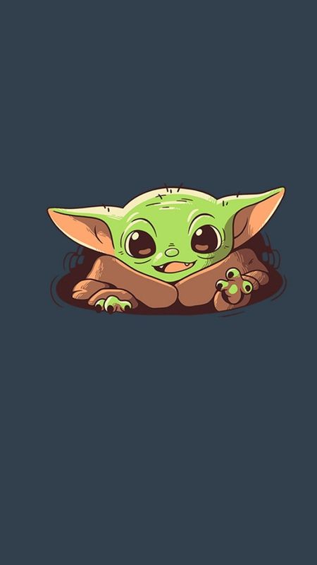 Baby Yoda - Cartoon - Background Wallpaper Download | MobCup