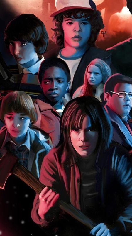 Stranger Things - Friends Group - Background Wallpaper Download | MobCup Stranger Things - Friends Group - Background Wallpaper Download | MobCup