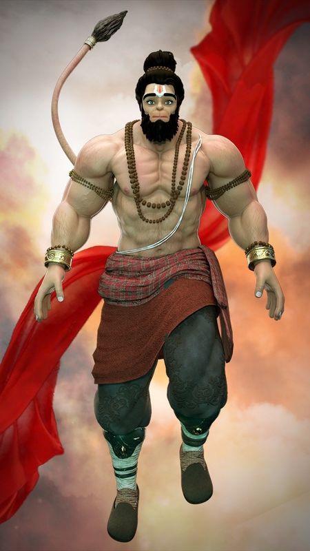 Jay Hanuman - Animated - Hanuman Wallpaper Download | MobCup