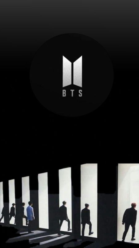 BTS Logo In Black Background BTS Logo, HD wallpaper | Peakpx
