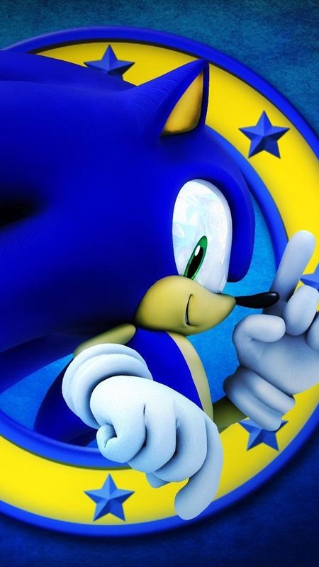 Sonic The Hedgehog - Blue Stars - Background Wallpaper Download | MobCup