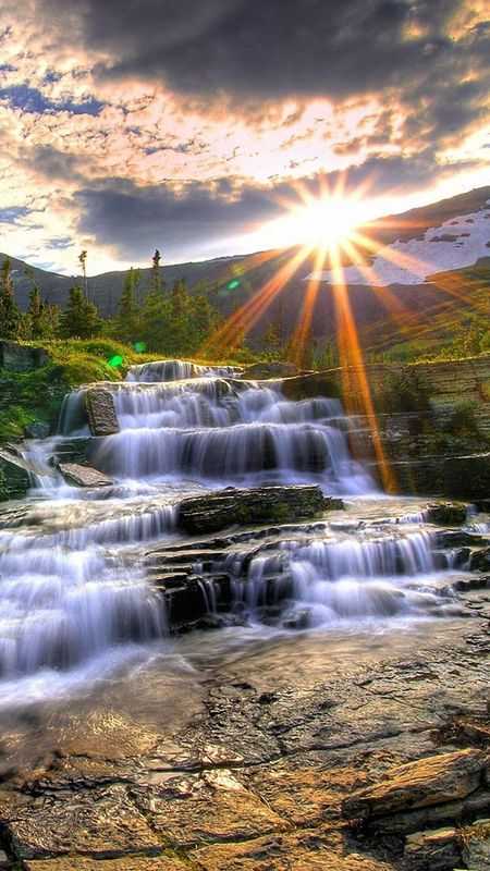 beautiful waterfall wallpaper iphone