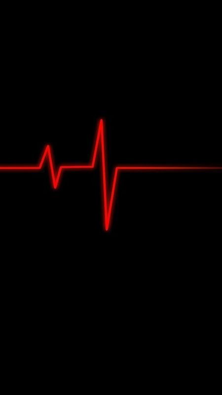 Heartbeat  red line Wallpaper Download  MobCup