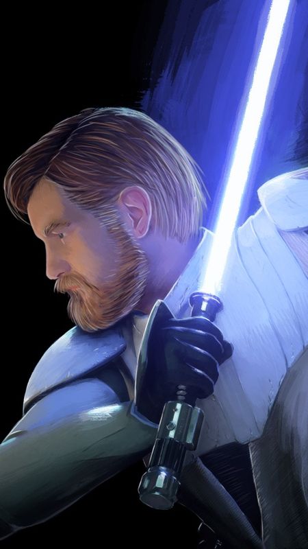 Obi Wan Kenobi - Qui Gon Jinn Art Wallpaper Download