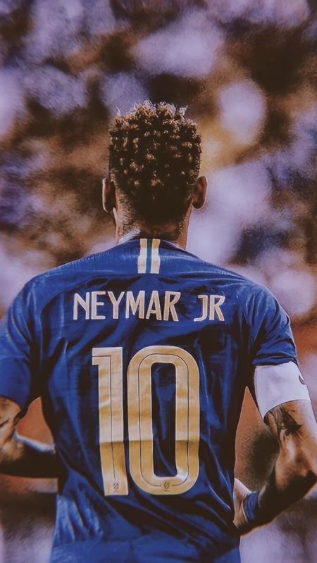 Neymar In Blue Jersey, neymar, blue jersey, footballer, athlete, sports, HD  phone wallpaper