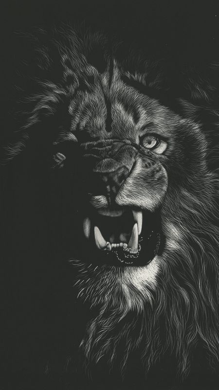 Angry Lion Wallpaper Download | MobCup
