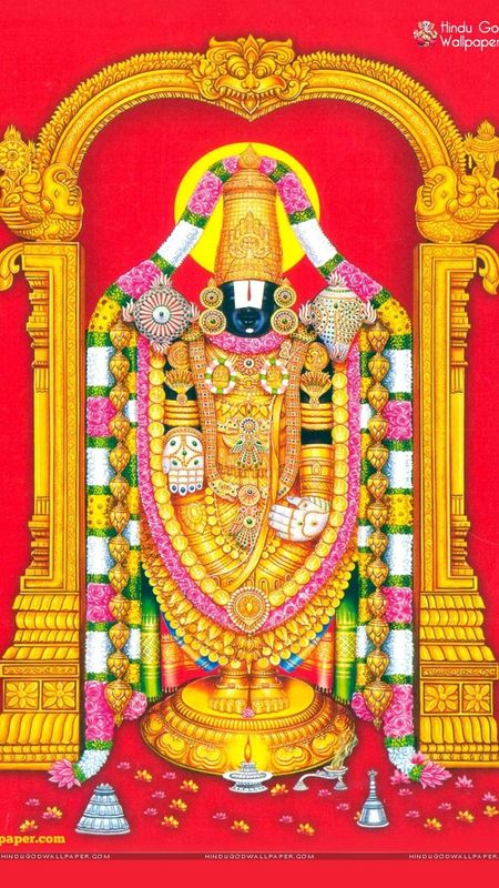 Decor Solution Lord Tirupati balaji black Wall Decal,Wall Sticker and  Wallpaper Size(59*71)