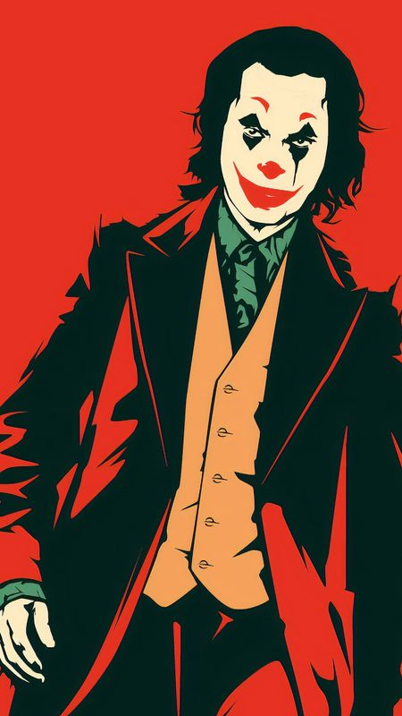 HD wallpaper Joker Batman Red Clothes HaHa  Wallpaper Flare