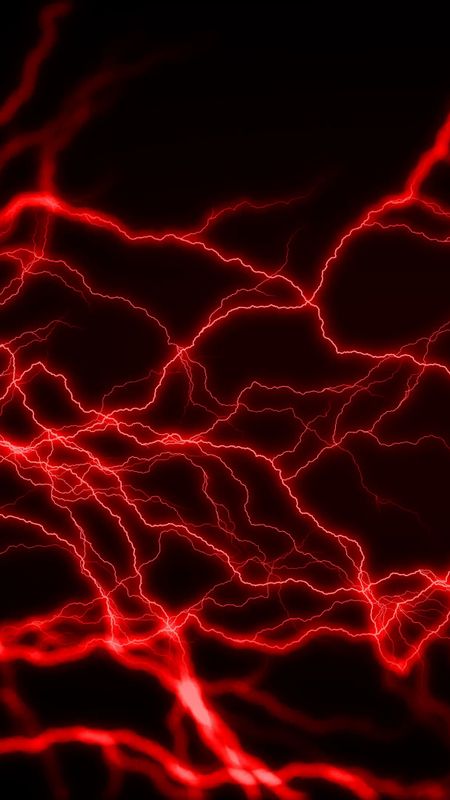 Download Red Lightning Strikes Night Sky Wallpaper  Wallpaperscom