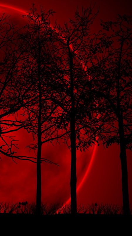 Red Light - Dark Red - Blood Moon Wallpaper Download | MobCup