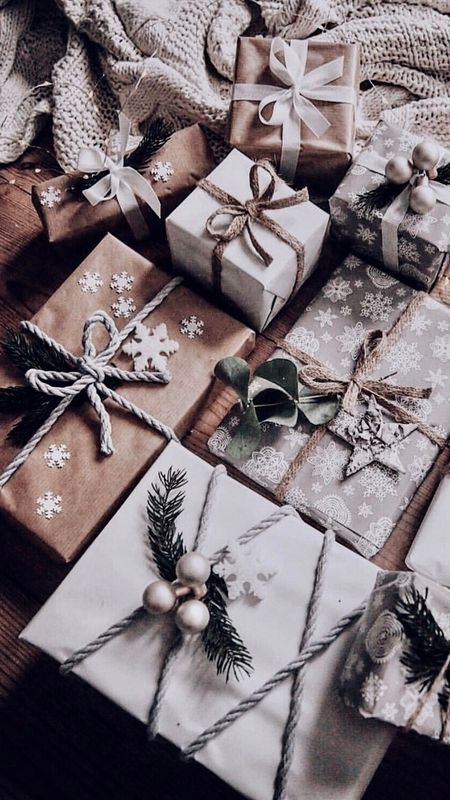 Winter Aesthetic  Gifts Wallpaper Download  MobCup
