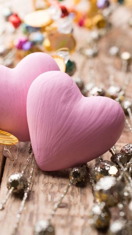 Love Photos - Pink Heart Wallpaper Download | MobCup