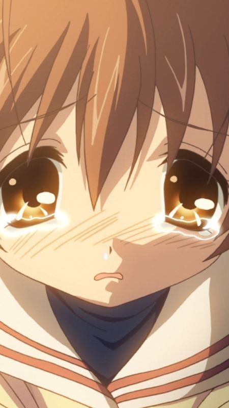 Sad Smile - Anime - Sad Face Wallpaper Download | MobCup