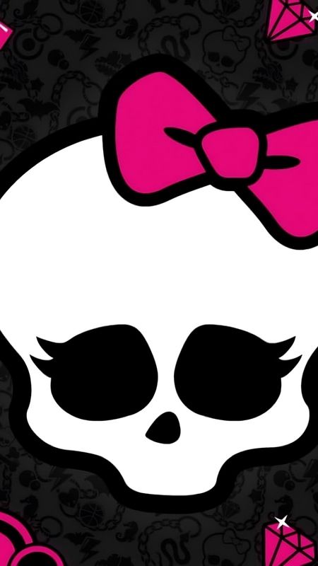 Skull Clipart Monster High  Monster High Skull Png  Free Transparent PNG  Clipart Images Download