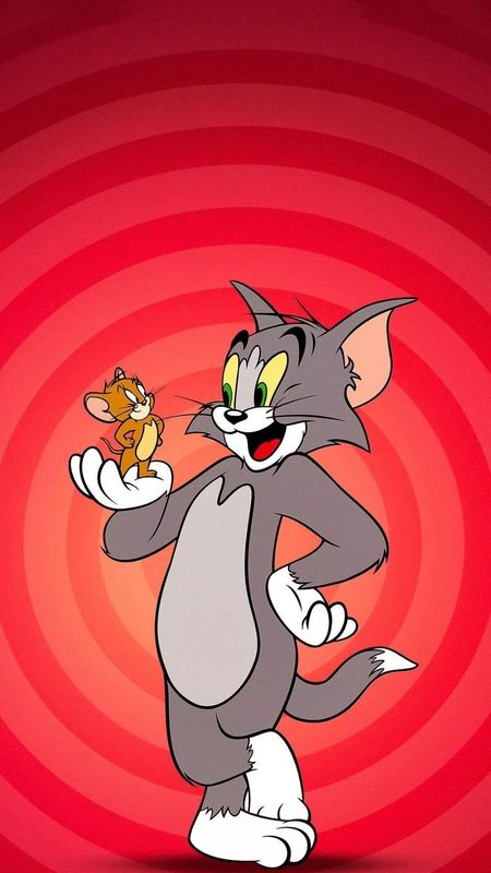 Tom And Jerry Cartoon - Pink Background Wallpaper Download | MobCup