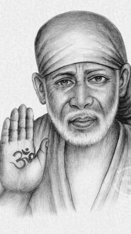 Learn How to Draw Sai Baba of Shirdi Hinduism Step by Step  Drawing  Tutorials