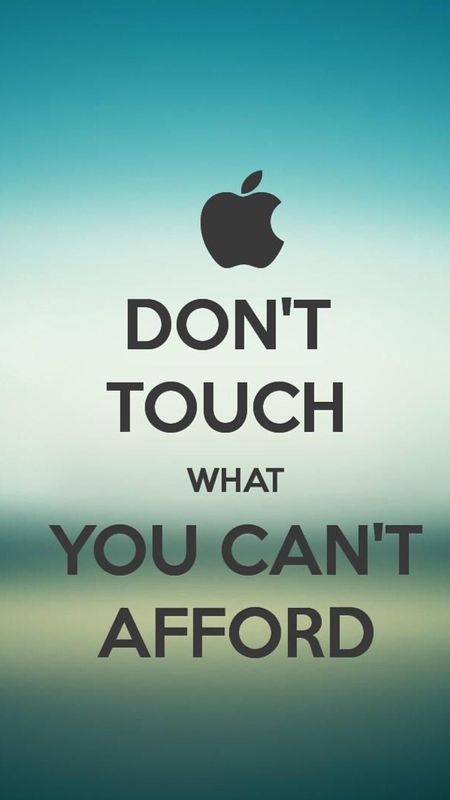 Don't Touch My Mobile - Apple Logo Wallpaper Download | MobCup