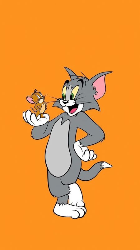 Tom And Jerry Hd - Yellow Background Wallpaper Download | MobCup