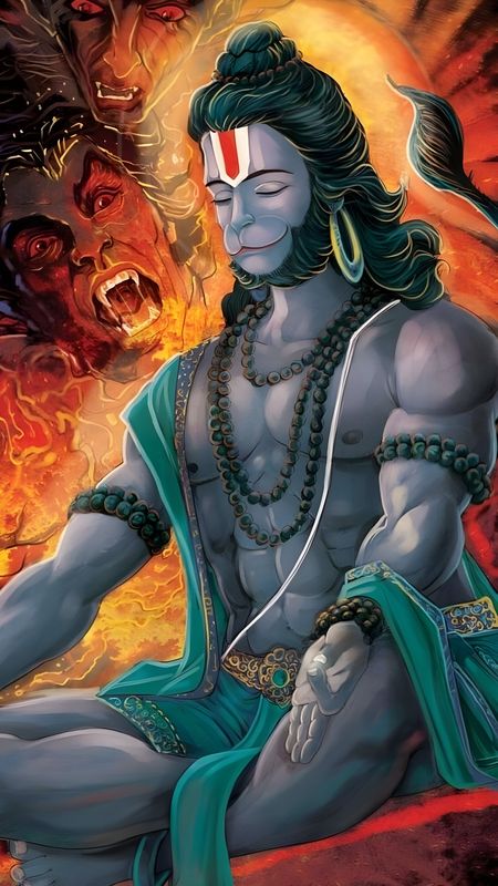 Buy Lord Hanuman Ji Poster Online at Low Prices in India - Paytmmall.com