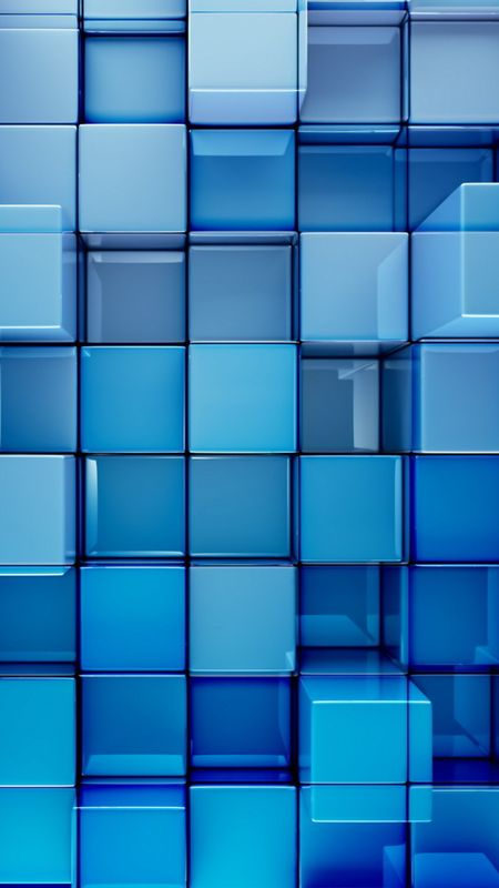 Blue block Wallpaper Download | MobCup