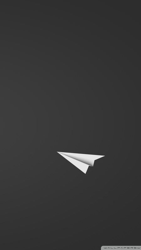 Paper Plane Grey Bg Plane Wallpaper Download Mobcup