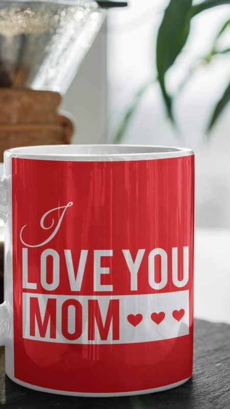 I Love Mom Dad - Love Mom - Coffee Mug Wallpaper Download | MobCup