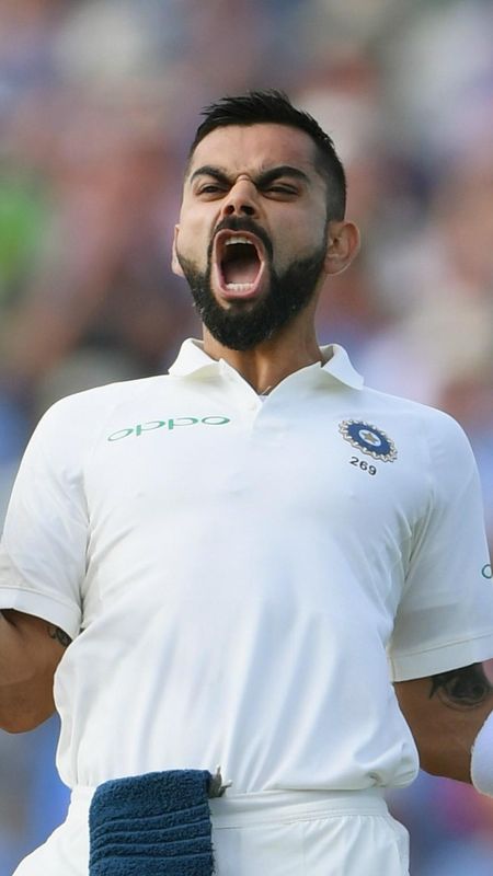 Virat Kohli Century Celebration Wallpaper Download | MobCup