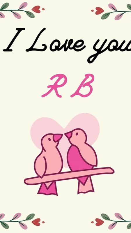R Love B Name - Love Birds Wallpaper Download | MobCup
