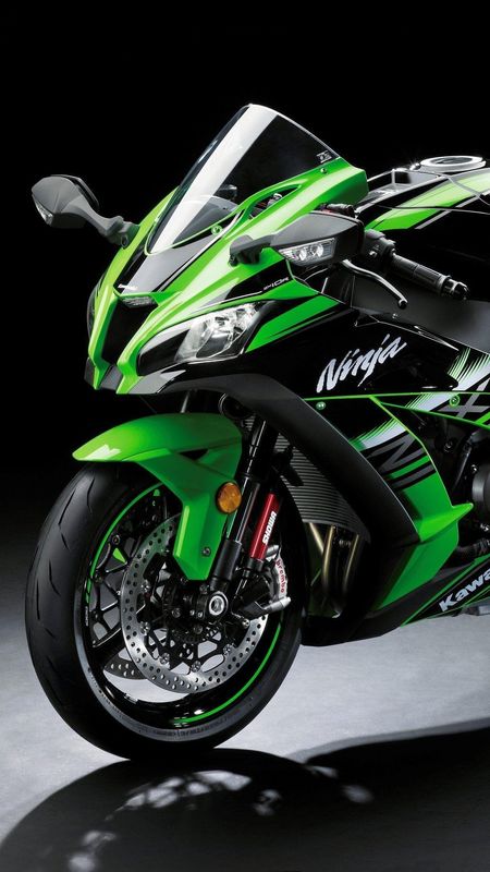 Kawasaki Ninja H2r - In Green Color Wallpaper Download | MobCup