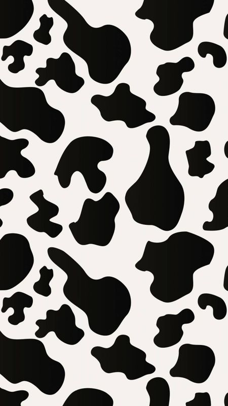 Download Aesthetic Cow Print Black And Purple Glitters Wallpaper   Wallpaperscom