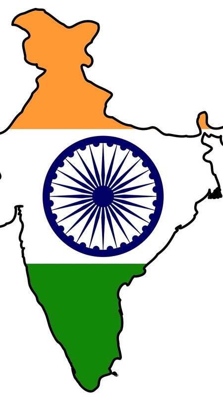 Indian Flag Photo On Map Wallpaper Download | MobCup