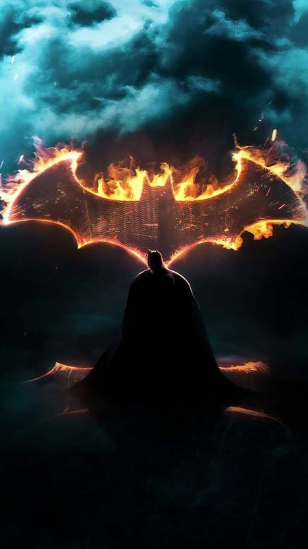 DC Brutal Batman on Fire Wallpapers - Batman Wallpapers iPhone