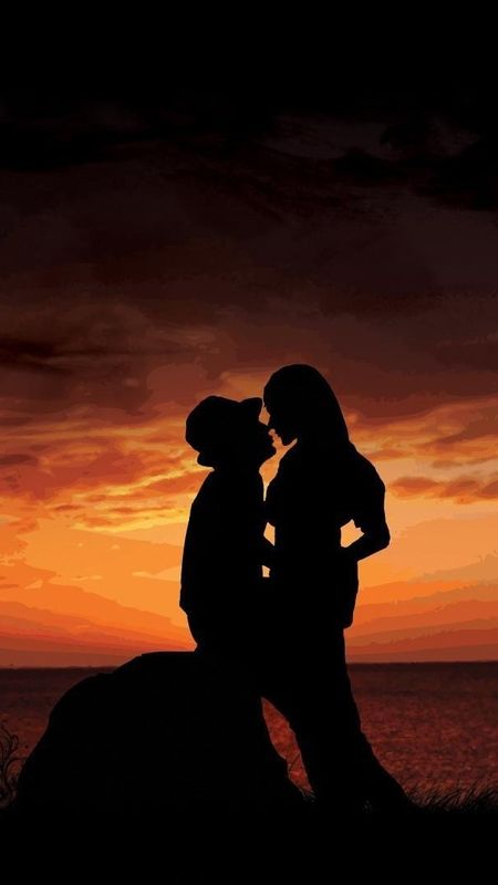Love Couple - Sunset - Romantic Wallpaper Download | MobCup