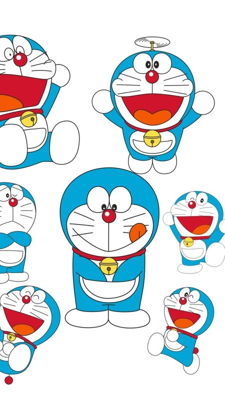 Cute Doraemon - Actions Wallpaper Download | MobCup