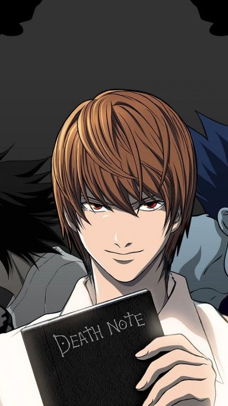 Kira with Deathnote book Wallpaper Download