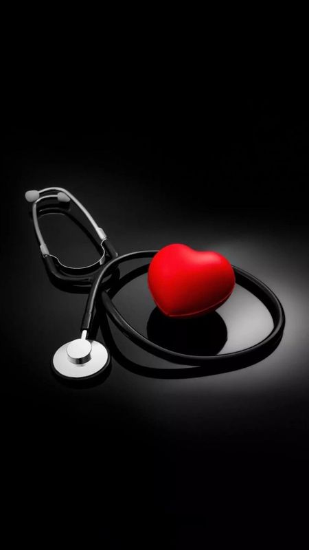 Doctor - Stethoscope - Black Background Wallpaper Download | MobCup