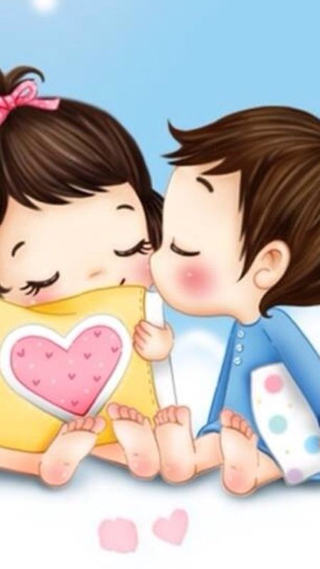 Whatsapp  - Cartoon - Love Wallpaper Download | MobCup